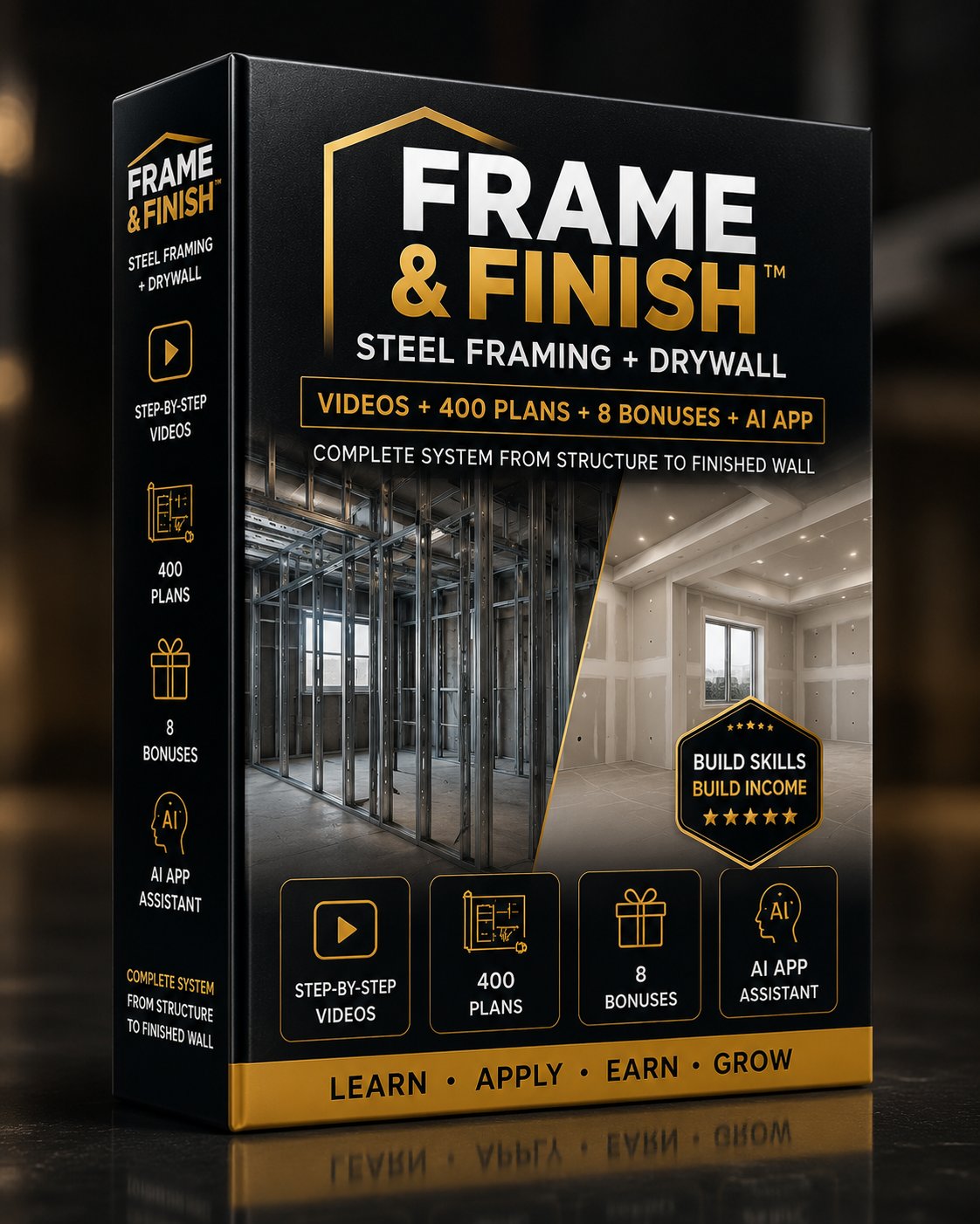 FRAME & FINISH™ — Steel Framing + Drywall Complete System