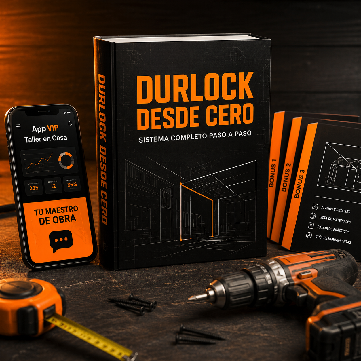 DURLOCK DESDE CERO (SISTEMA VIDEOS + +600 PLANOS + 8 BONUS + APP VIP IA)